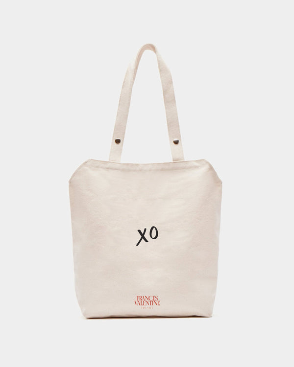 Frances Valentine Canvas Heart Easy Tote