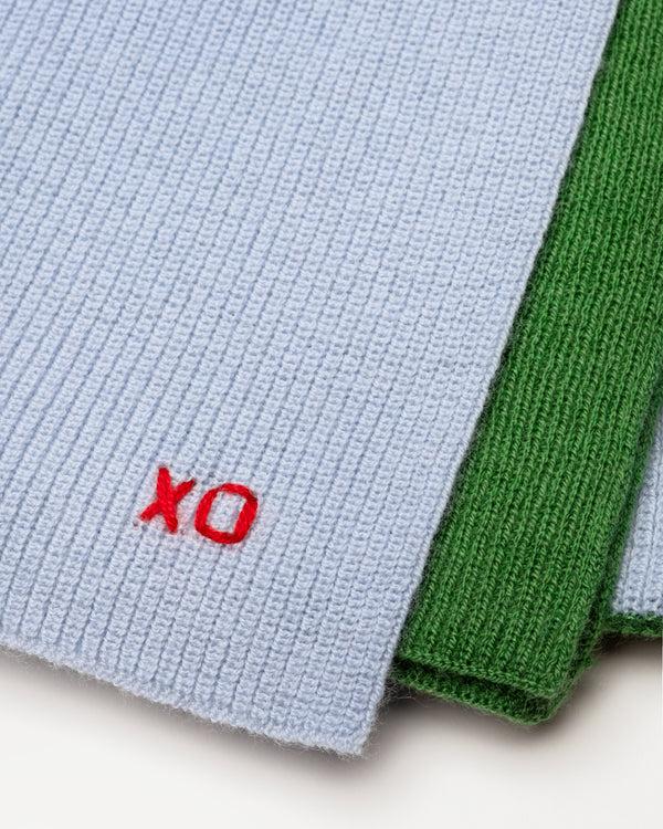 Frances Valentine Colorblock Blanket Scarf