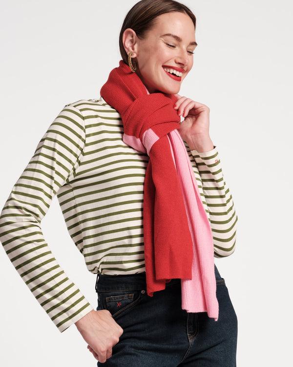 frances valentine Colorblock Blanket Scarf