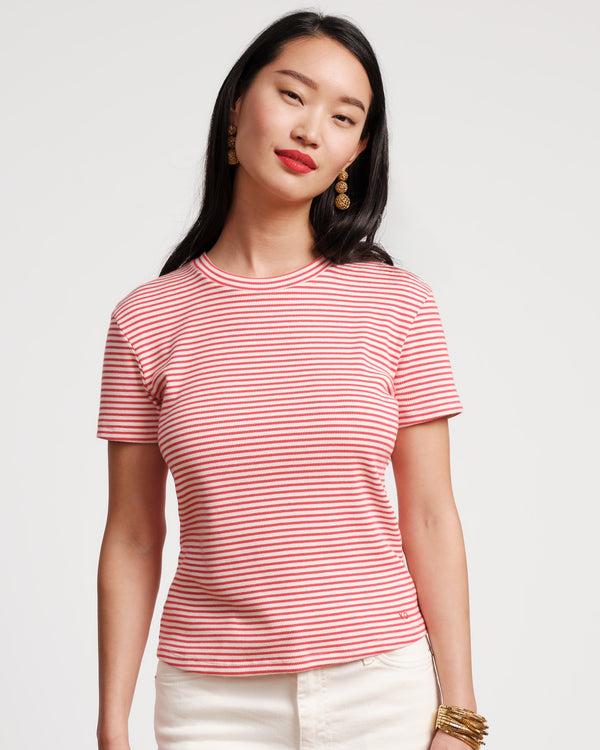 frances valentine Crewneck Ribbed Tee