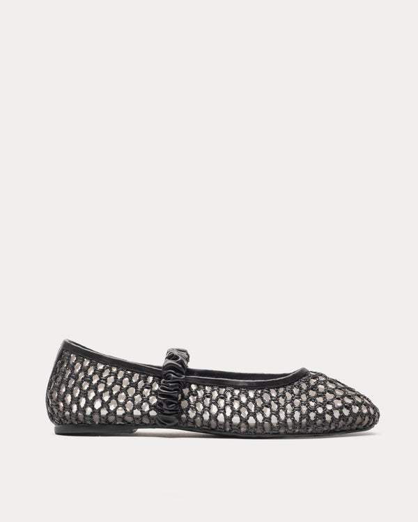 Frances Valentine Ella Raffia Ballet Flat