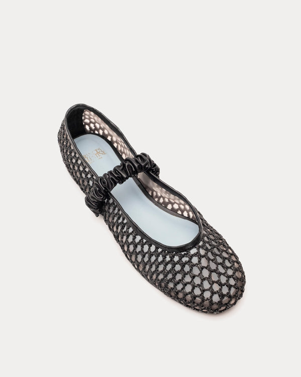 Frances Valentine Ella Raffia Ballet Flat