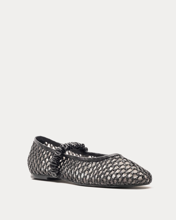 frances valentine Ella Raffia Ballet Flat