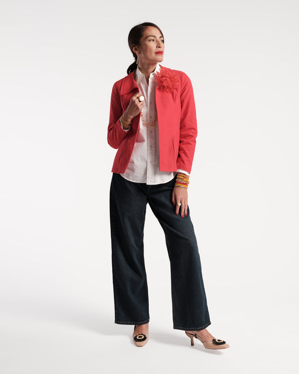 Frances Valentine Elle Linen Blazer
