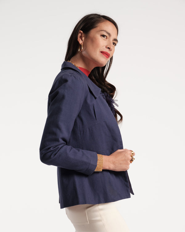 Frances Valentine Elle Linen Blazer