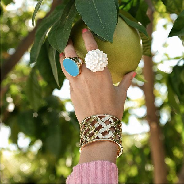 Frances Valentine Enamel Palette Ring