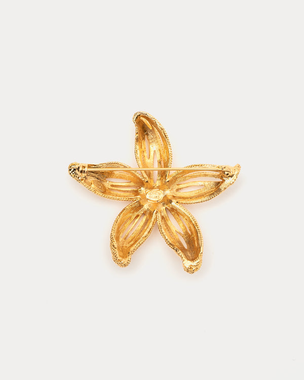 Frances Valentine Gold Starfish Brooch