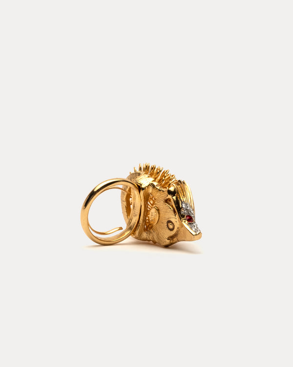 Frances Valentine Hedgehog Ring