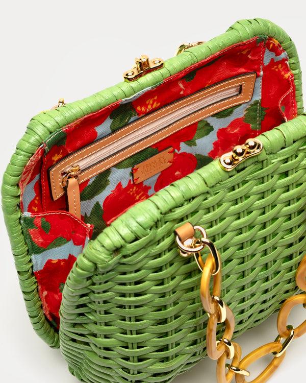 Frances Valentine Hen Wicker Basket