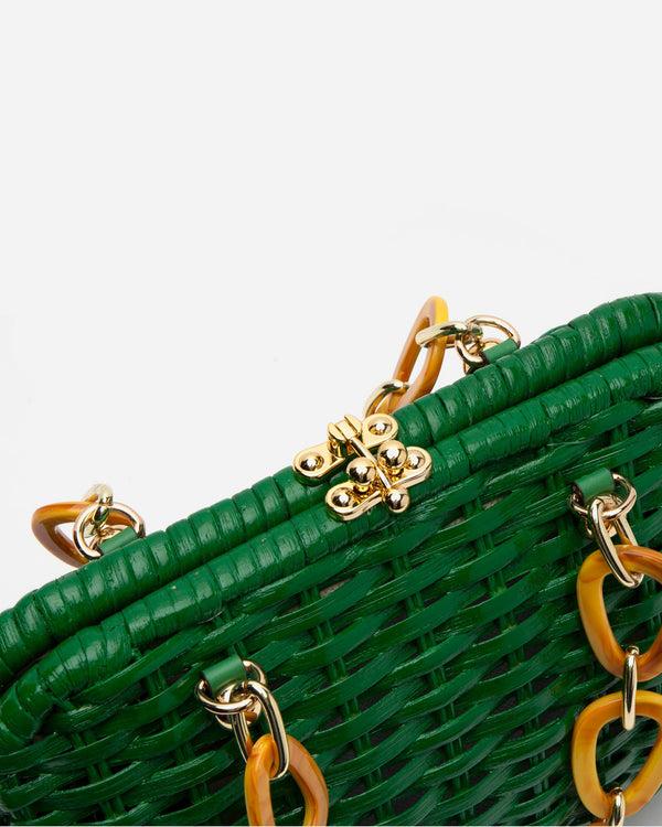 Frances Valentine Hen Wicker Basket