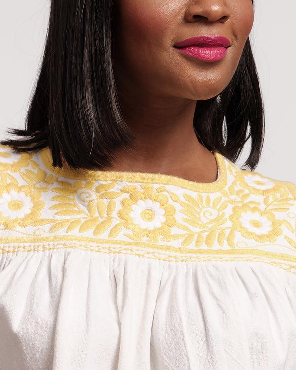 Frances Valentine Jess Floral Embroidery Top