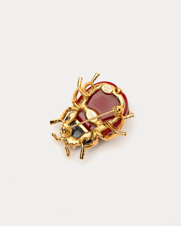 Frances Valentine Ladybug Brooch