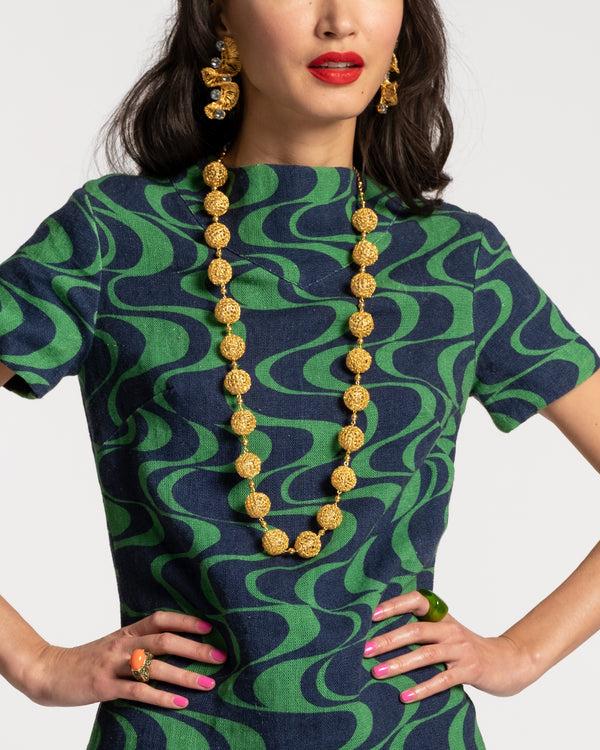 Frances Valentine Large Crochet Spheres Necklace