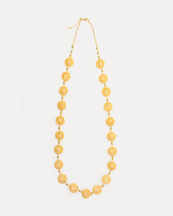 frances valentine Large Crochet Spheres Necklace