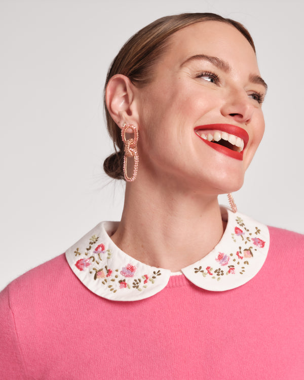 Frances Valentine Louise Floral Collar Top