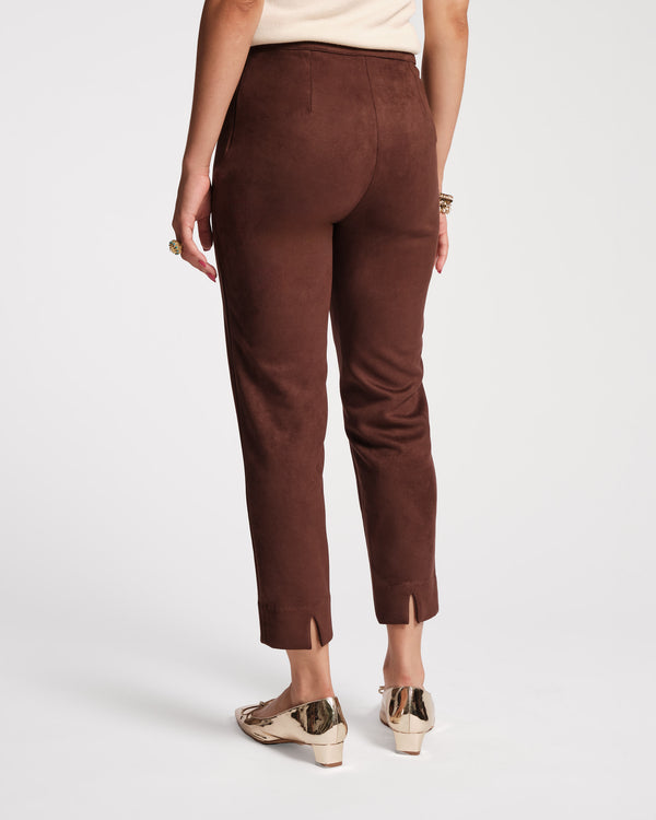 Frances Valentine Lucy Microsuede Cigarette Pant