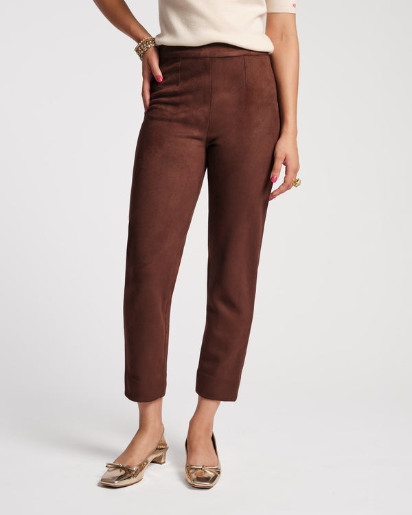 frances valentine Lucy Microsuede Cigarette Pant
