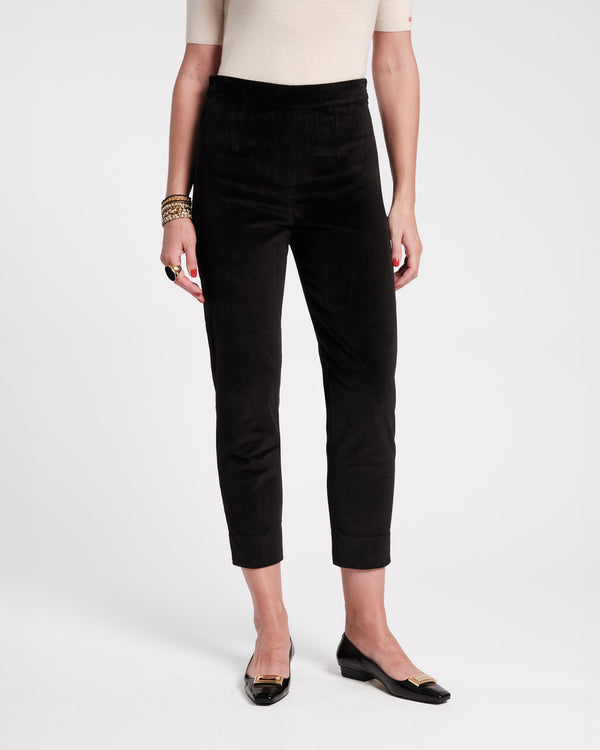 frances valentine Lucy Velvet Cigarette Pant