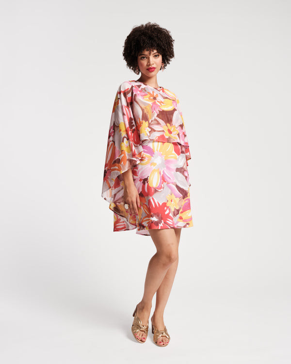 Frances Valentine Mini Cape Dress