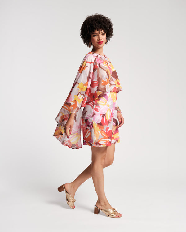 Frances Valentine Mini Cape Dress