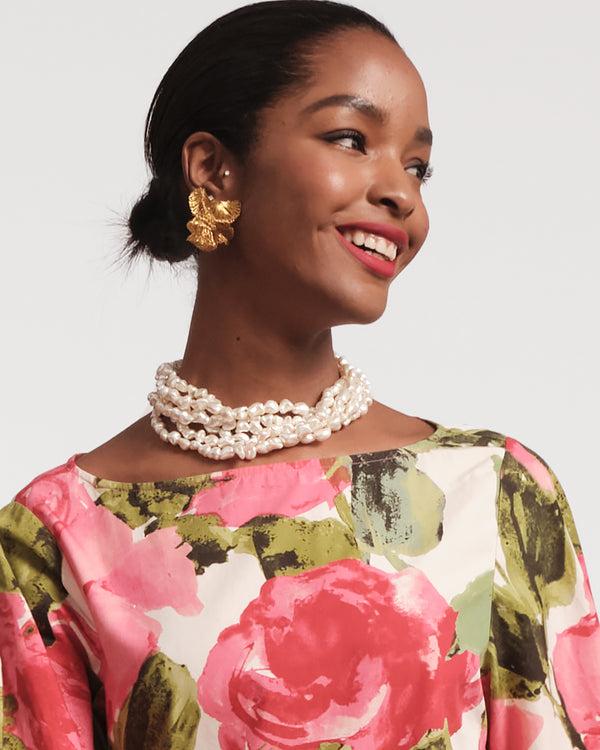 Frances Valentine Multi Strand Pearl Necklace