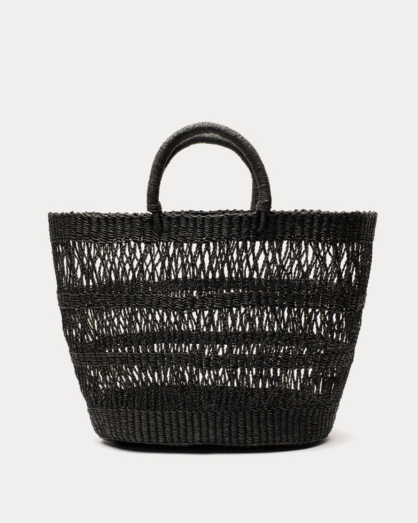 frances valentine Open Weave Bolga Tote
