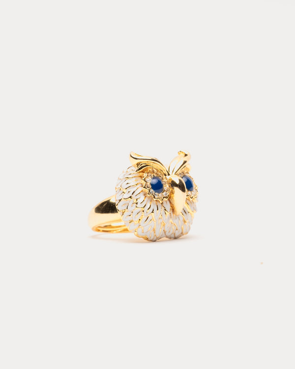 frances valentine Owl Ring