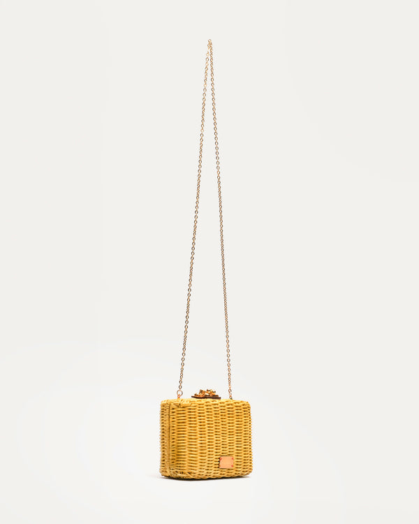 Frances Valentine Paige Wicker Clutch