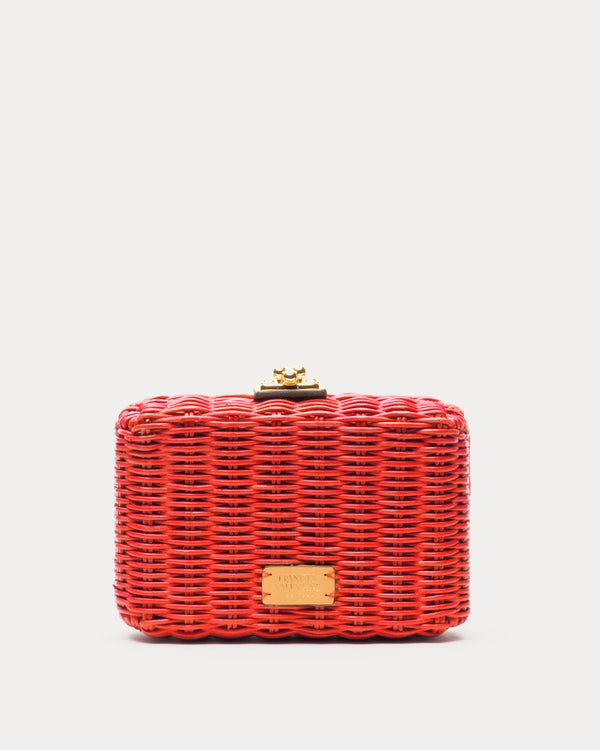 frances valentine Paige Wicker Clutch