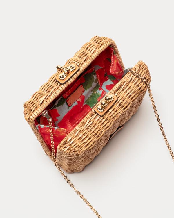 Frances Valentine Paige Wicker Clutch