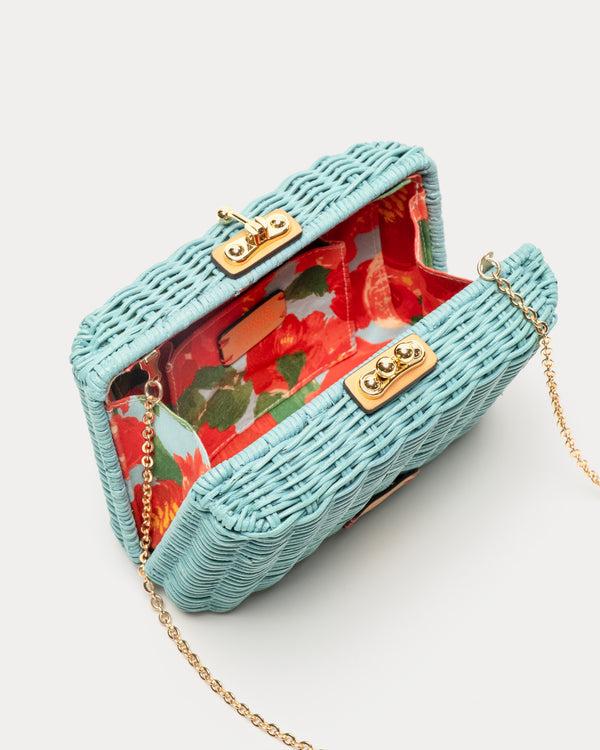 Frances Valentine Paige Wicker Clutch