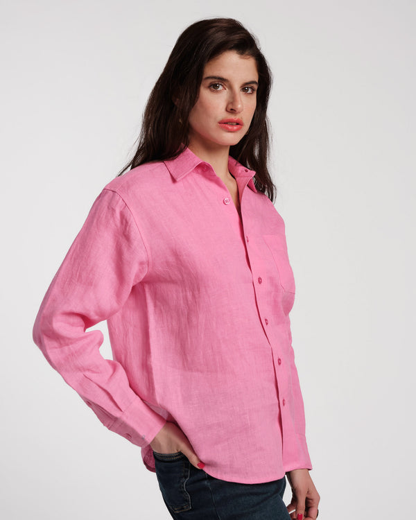 Frances Valentine Perfect Button Down Linen