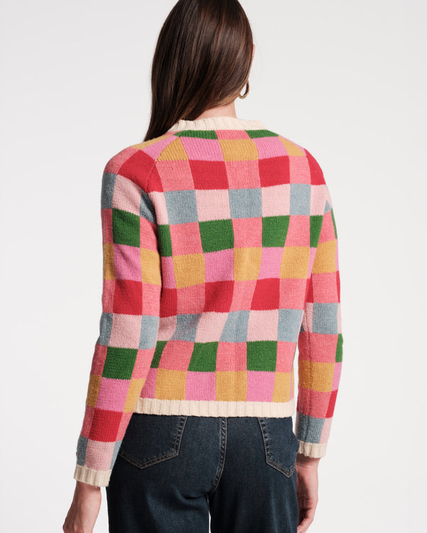 Frances Valentine Pixel Wool Cardigan