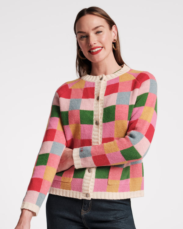 frances valentine Pixel Wool Cardigan