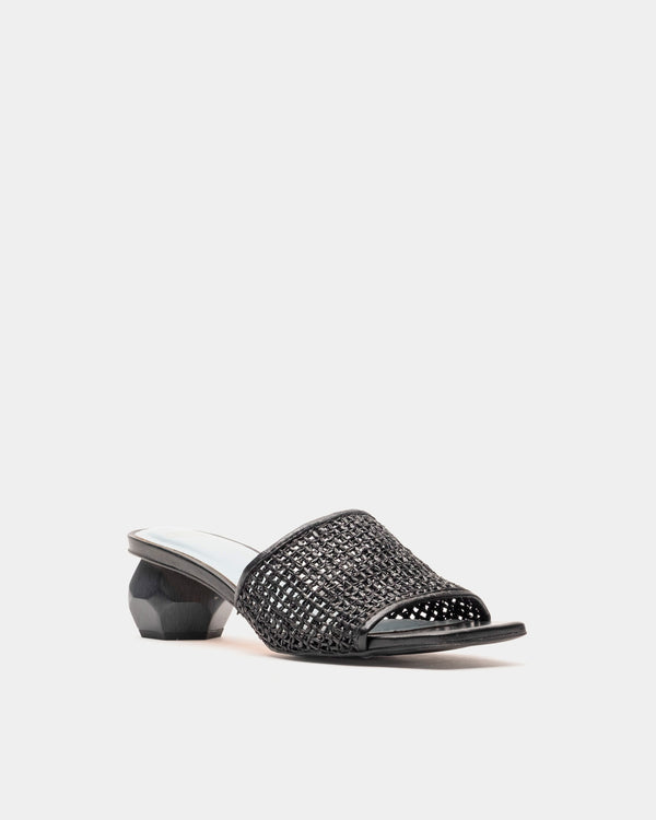 frances valentine Raffia Mesh Slide