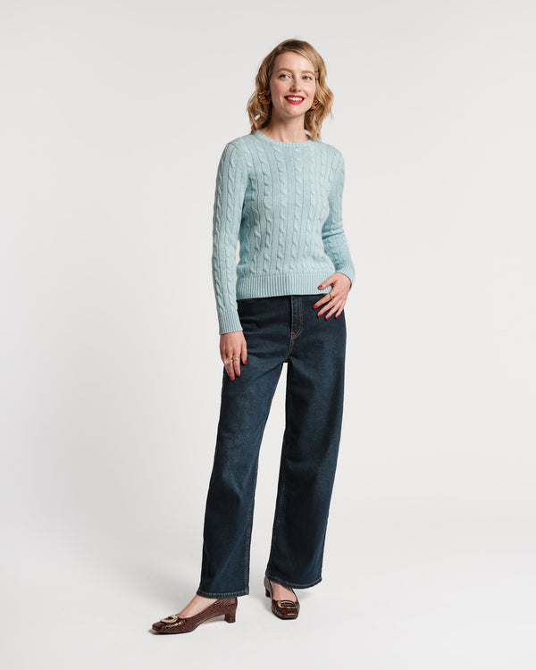 Frances Valentine Ricky Cableknit Sweater
