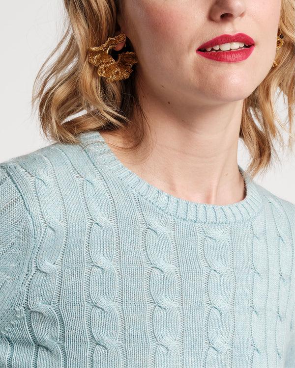 Frances Valentine Ricky Cableknit Sweater