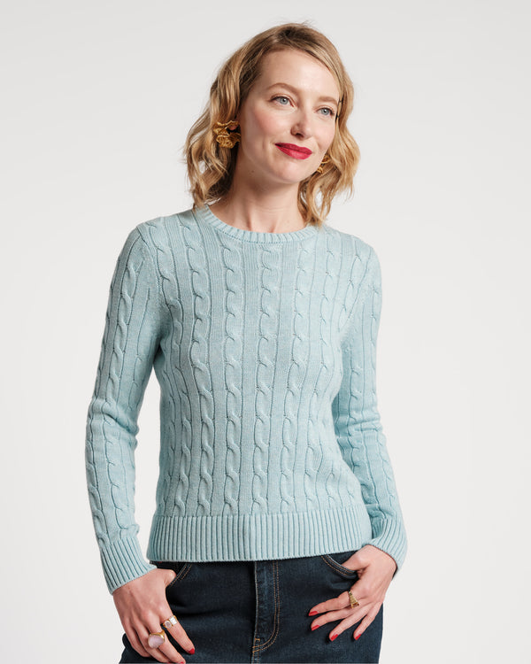 frances valentine Ricky Cableknit Sweater