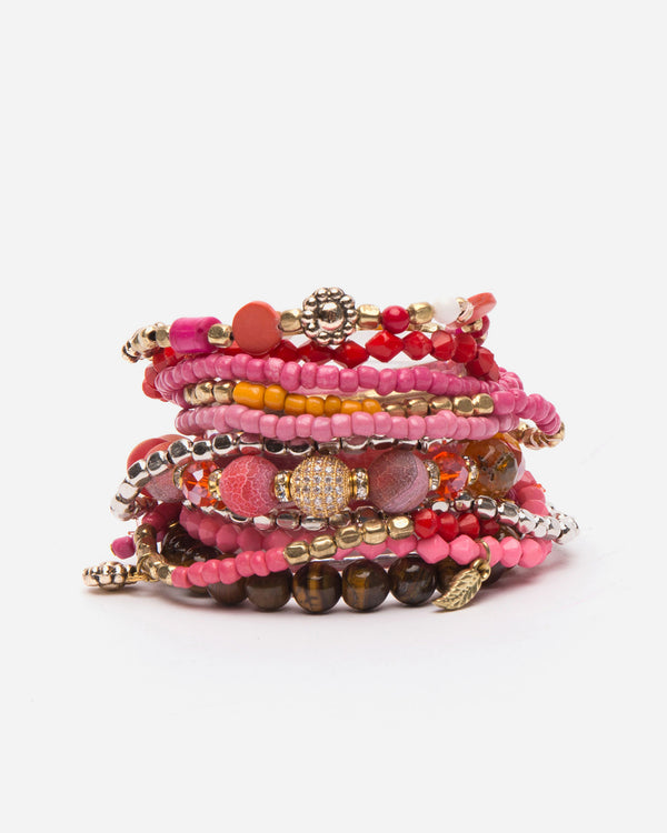 frances valentine Sayulita Beaded Stacked Bracelet