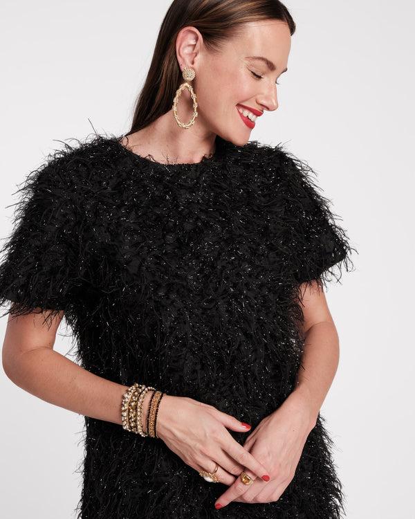 Frances Valentine Shifty Gotham Shag Mini Dress