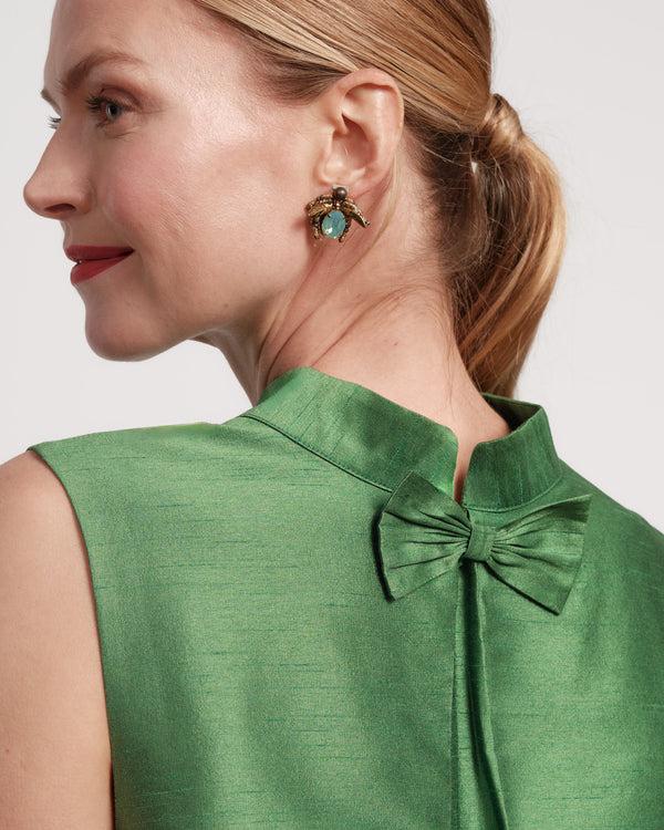 Frances Valentine Sleeveless Diplomat Mini Dress