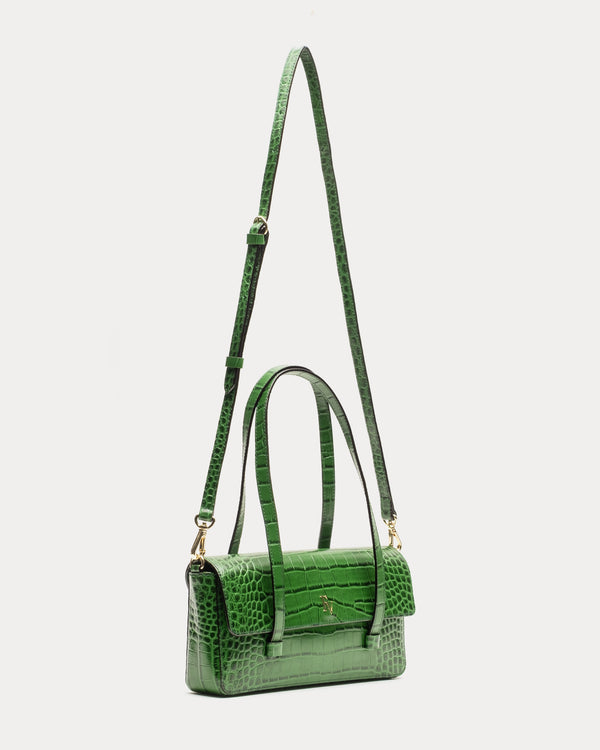 Frances Valentine Small Slim Croc Tote Bag