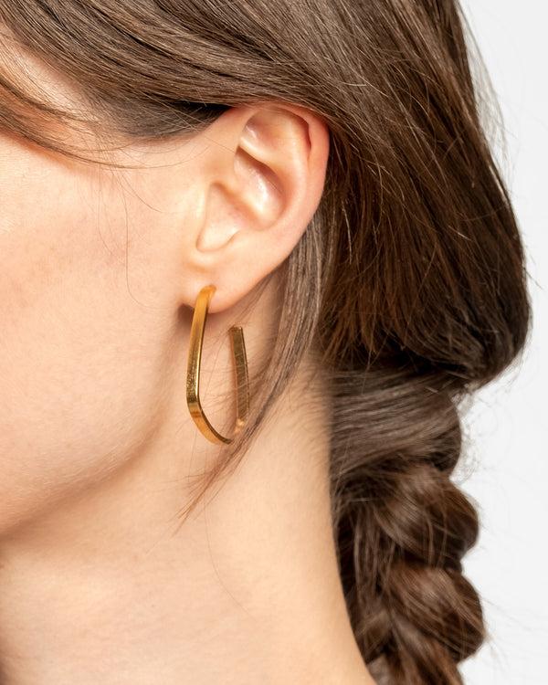Frances Valentine Small Square Hoop Earrings