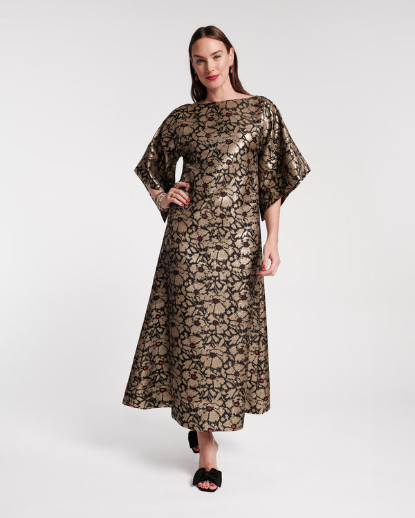 frances valentine Spinnaker Jacquard Maxi Dress