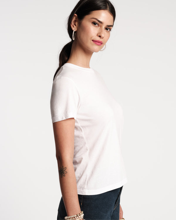 Frances Valentine Super Pima Crewneck Tee Shirt