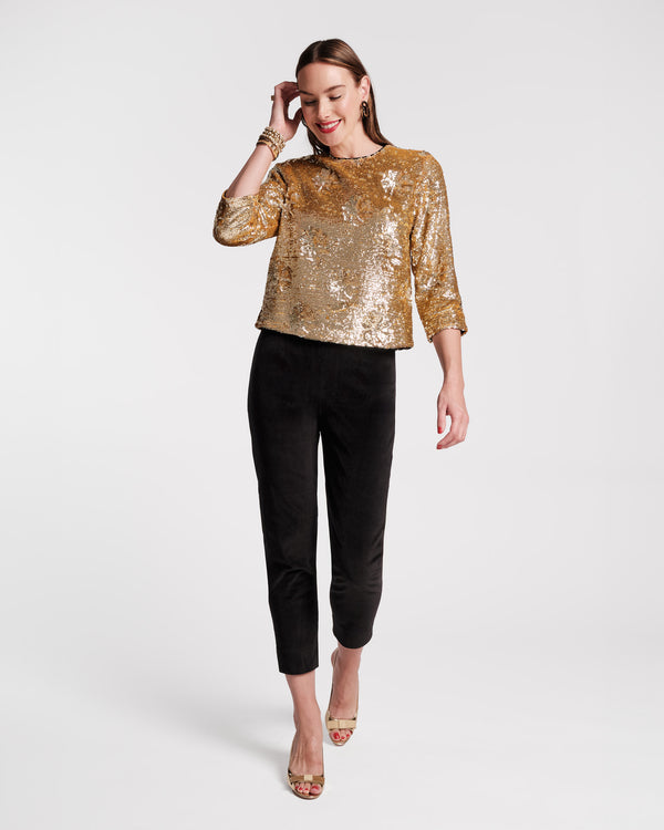 Frances Valentine Taylor Sequin Top