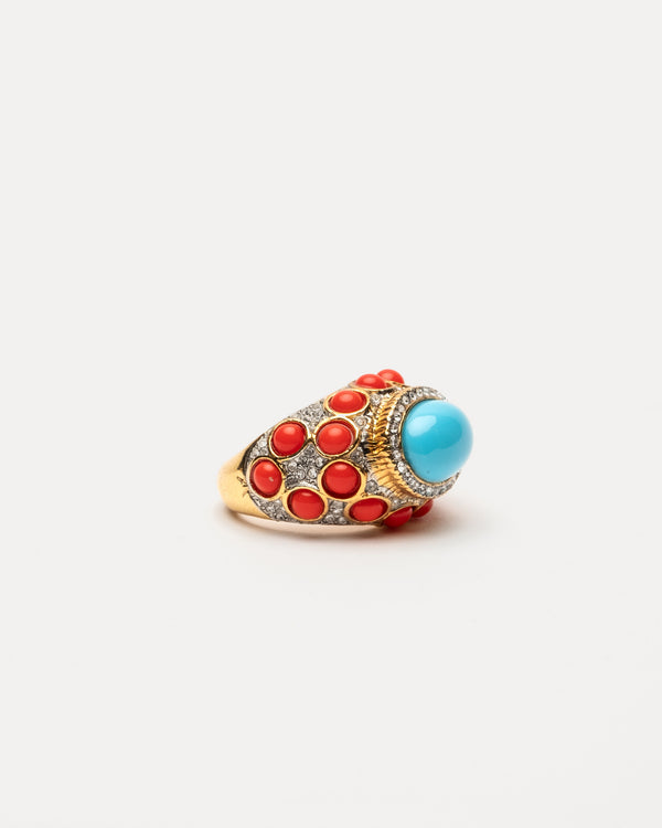 Frances Valentine Turquoise Cabochon Ring