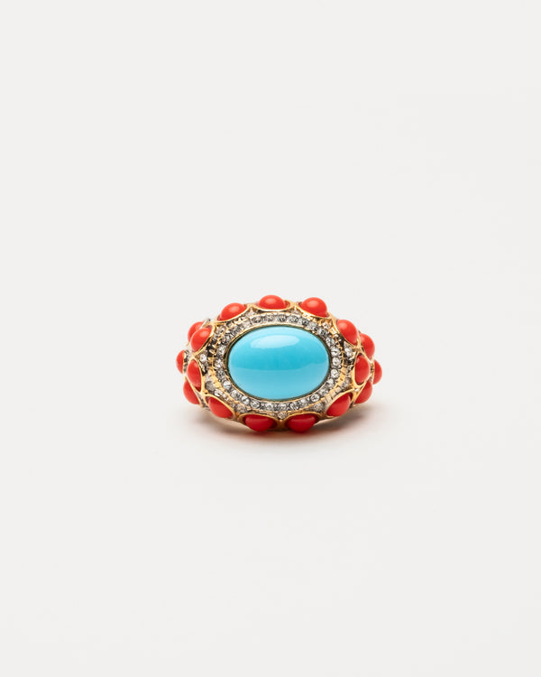 Frances Valentine Turquoise Cabochon Ring