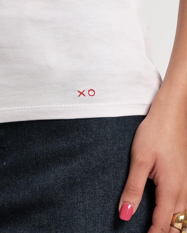 Frances Valentine V Neck Pima Tank