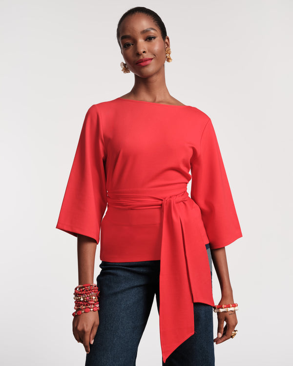 Frances Valentine Whitney Wrap Top